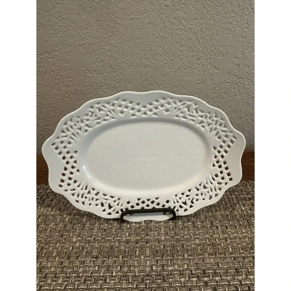 Unmarked vintage white